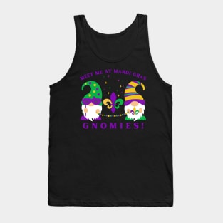 Mardi Gras Gnomes Meet Me at Mardi Gras Gnomies Tank Top